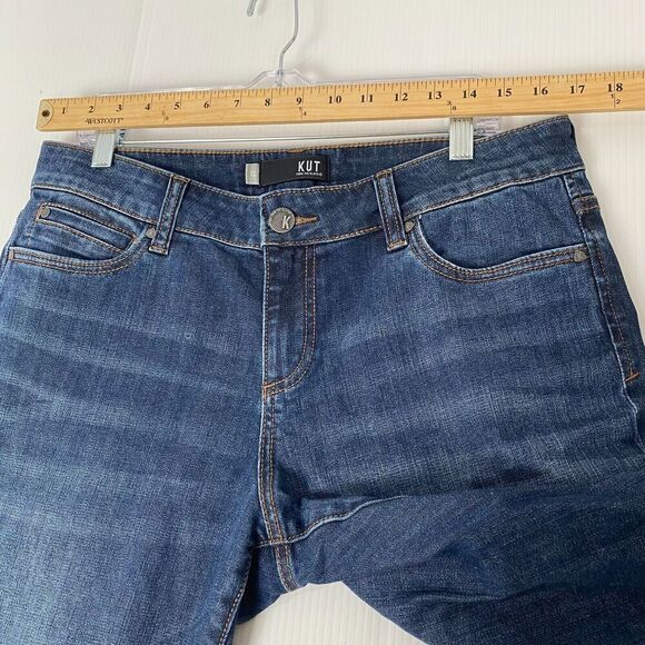 Kut From The Kloth Womens Natalie High Rise Bootcut Blue Jeans SZ 12 Stretch - Picture 6 of 12